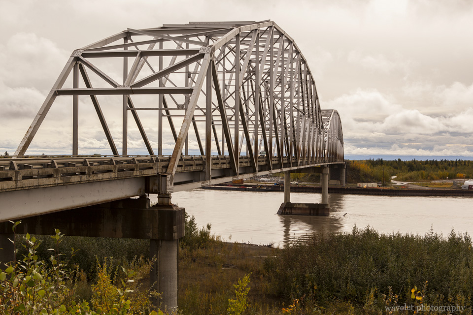 Mears Memorial Bridge over the Tanana River, Nenana, Alaska
