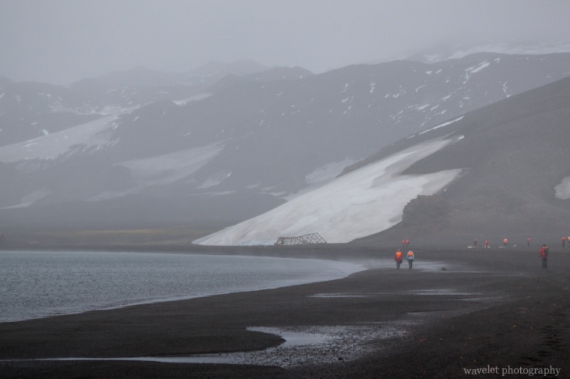 Gloomy weather at Deception Island