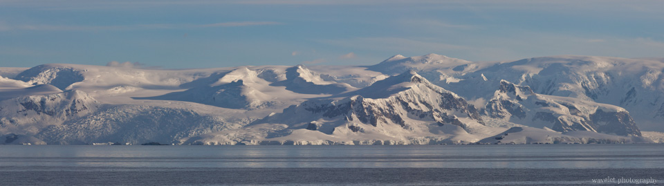 Mountain Range around Gerlache Strait, Antarctica