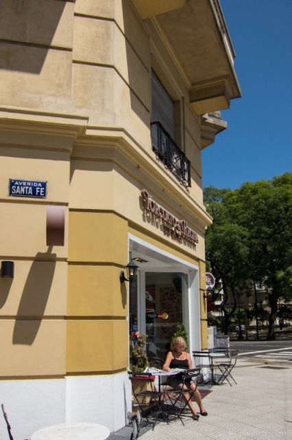 A Café at Plaza San Martín