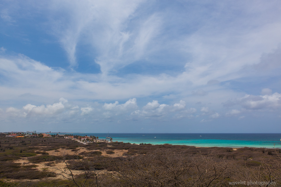 Overlook the northern tip of Aruba from Restaurant La Trattoria el Faro Blanco