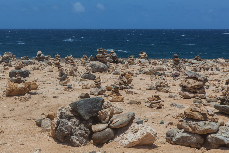 The Wish Rock Garden near Bushiribana Ruins, Aruba