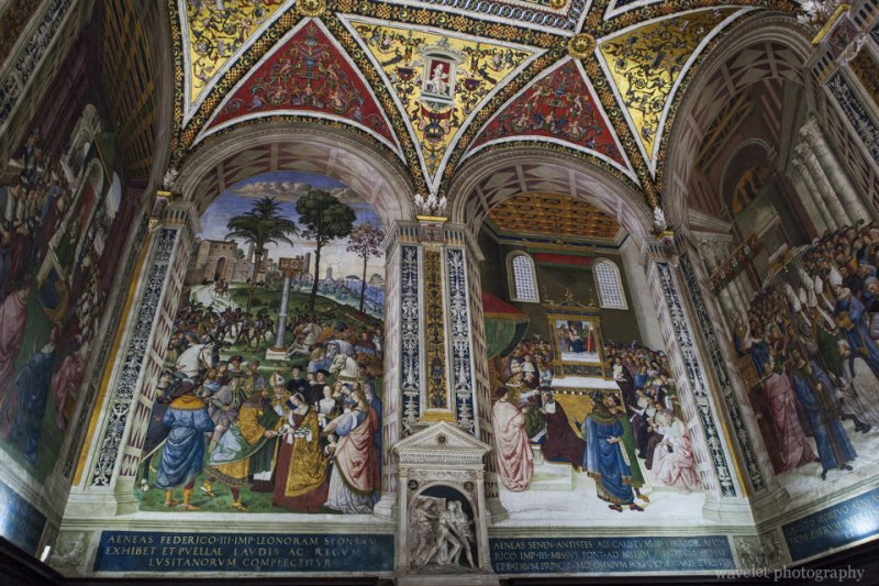 Piccolomini Library in the Duomo, Siena
