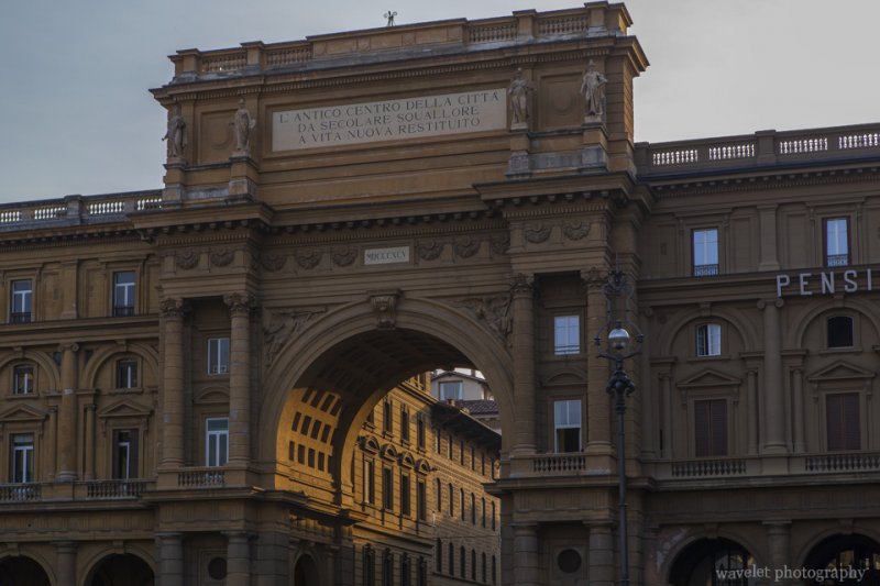 Triumphal Arch at Piazza della Repubblica, Florence