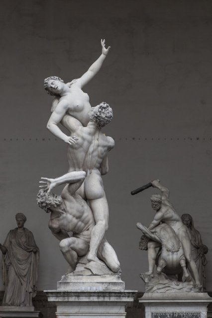 The Rape of the Sabine Women, Loggia dei Lanzi, Florence