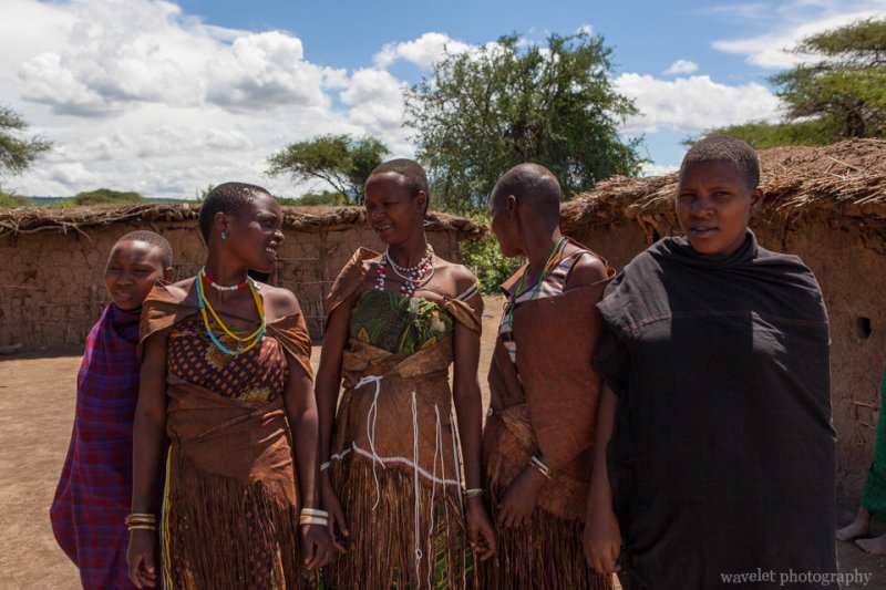 A family of Datoga Tribe, near Lake Eyasi