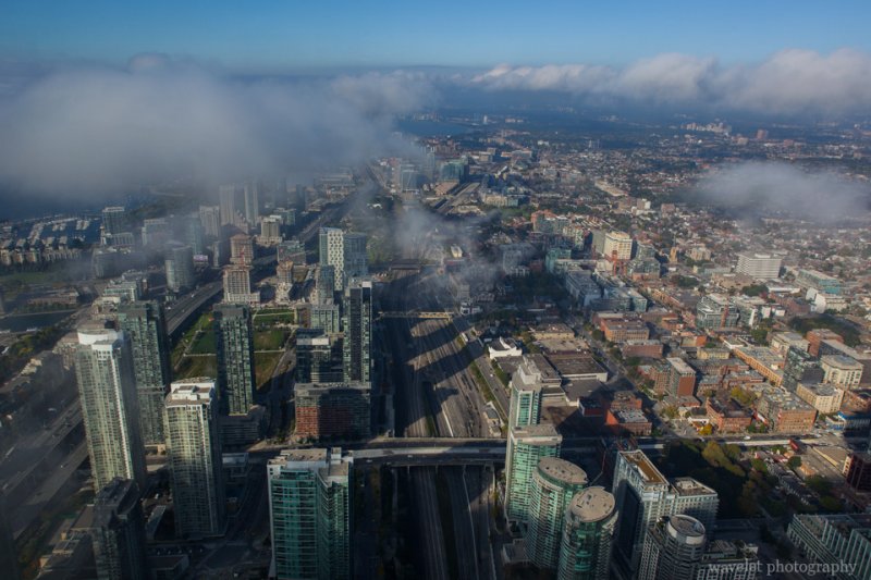 Overlook Toronto from CN tower