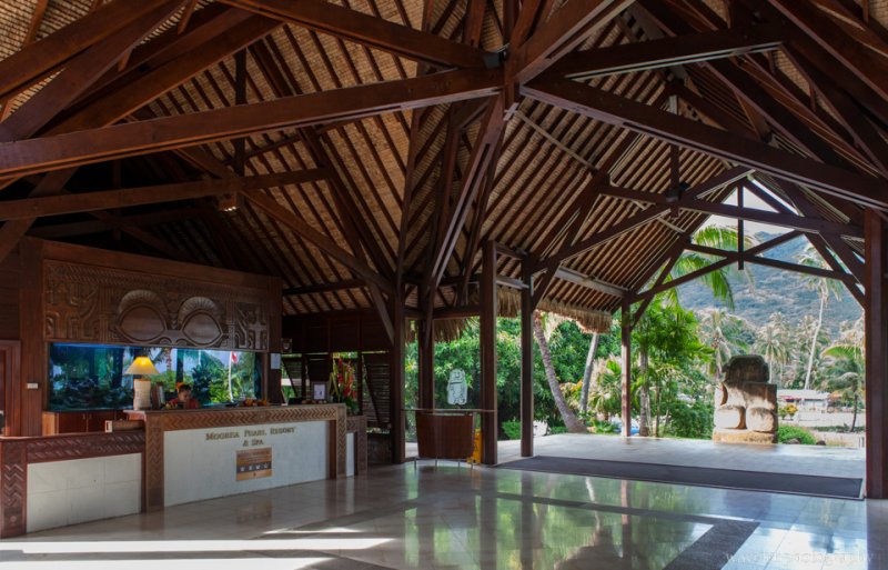 The lobby, Moorea Pearl Resort