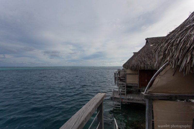 Overwater bungalow, Moorea Pearl Resort