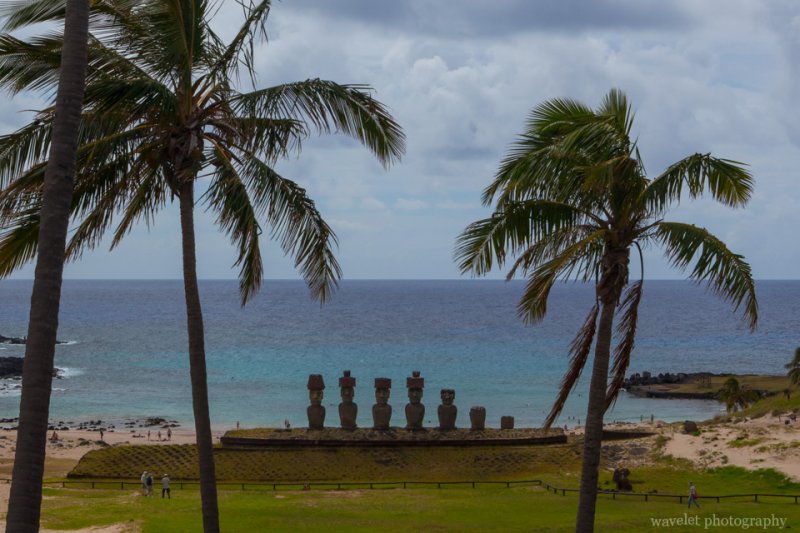 Ahu Nao-Nao at Anakena beach, Easter Island