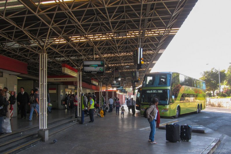 Pajaritos bus station, Santiago