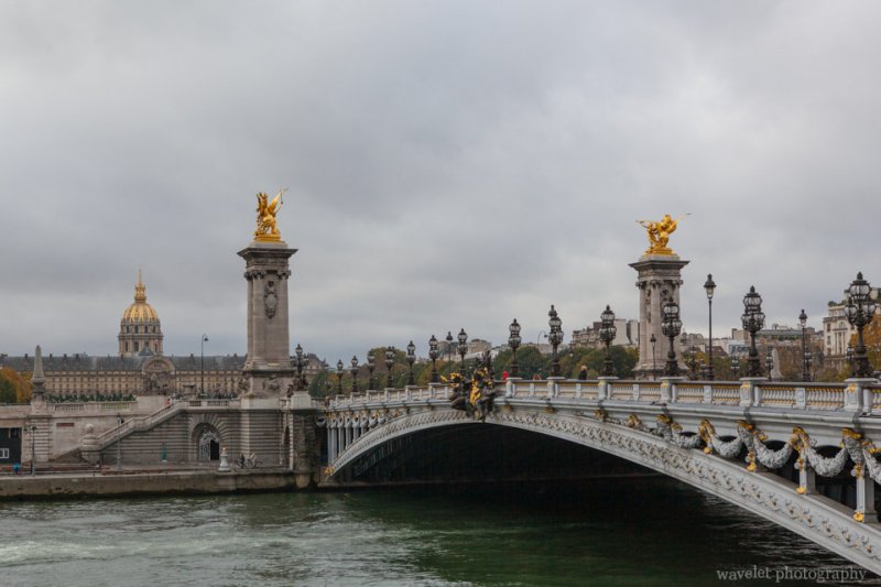 Pont Alexandre III and Les Invalides, Paris