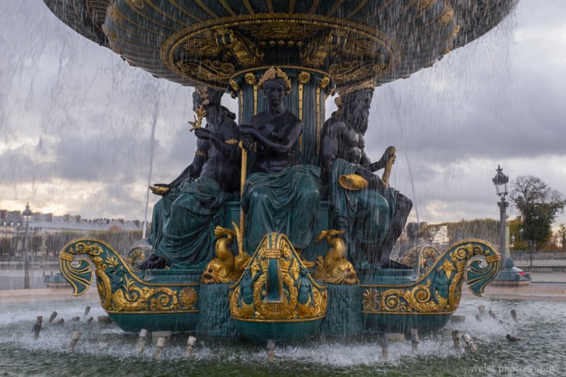 La Fontaine des Mers, Place de la Concorde, Paris