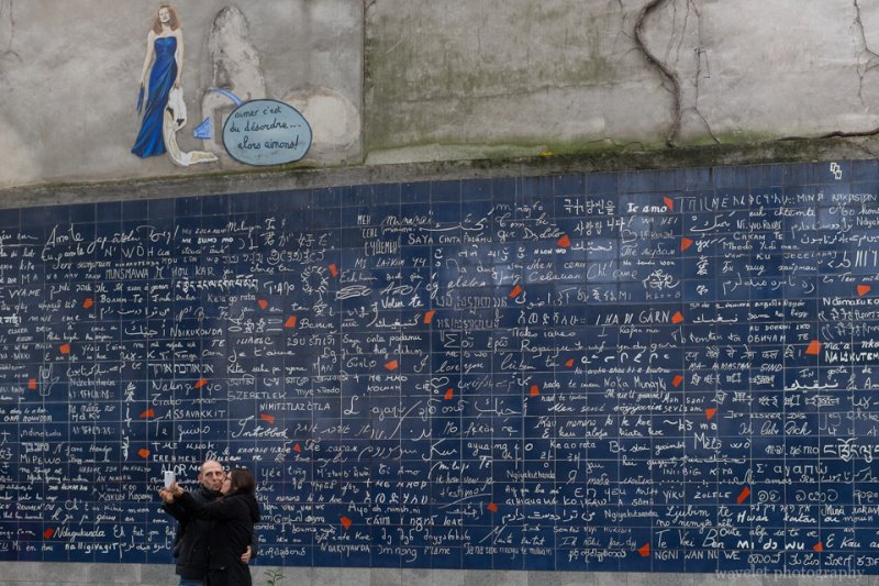 Le mur des je t'aime -  - 'I Love You' wall, Montmartre, Paris