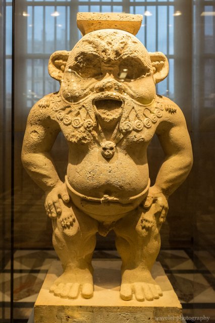 Statue of the Ancient Egyptian God Bes, Musée du Louvre, Paris