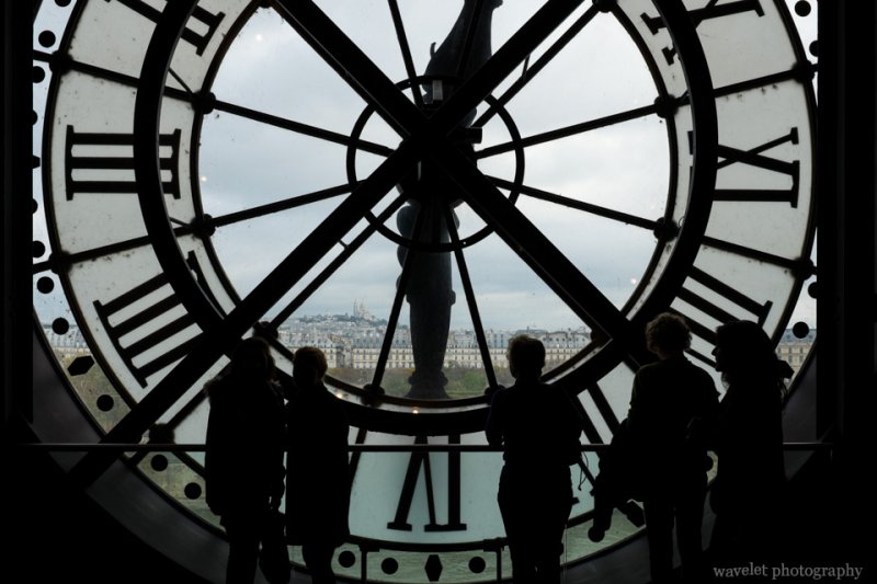 The clock of the Musée d'Orsay, Paris