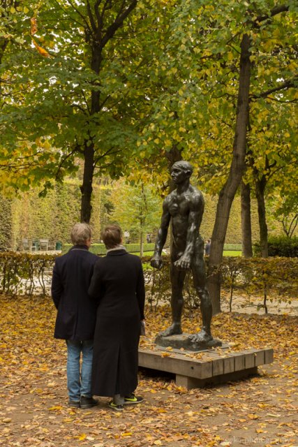 Garden of Orpheus, the sculpture garden in Musée Rodin, Paris