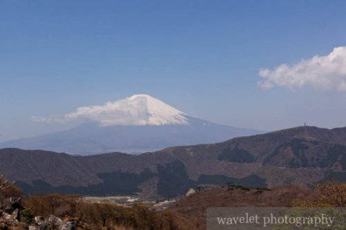 Mt. Fuji from Owakudani (大涌谷)