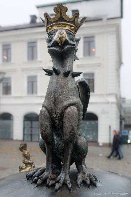 Sculpture on Gustav Adolfs torg, Malmö