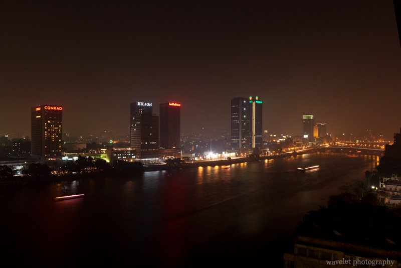Overlook the Nile River from the Hotel Room