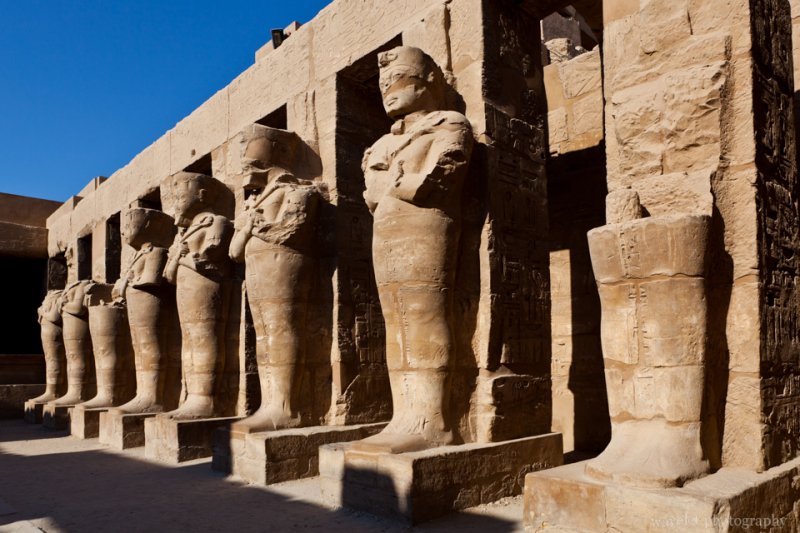 Karnak Temple, Osirian Statues