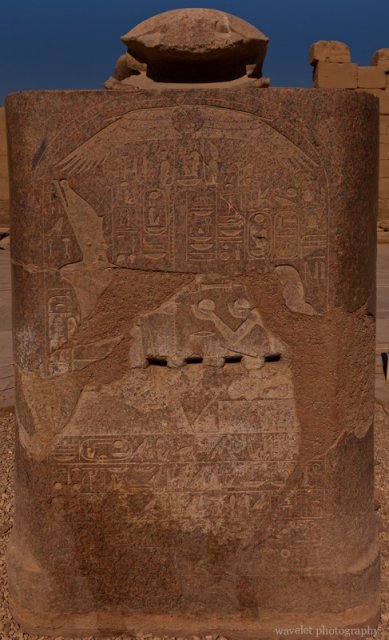 Karnak Temple, Granite Scarab Statue