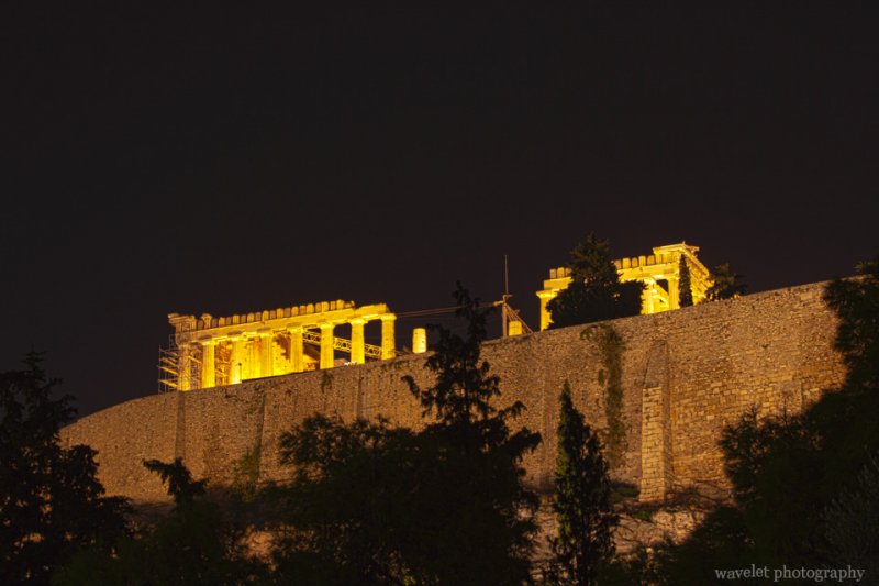 the Acropolis at the night, Athens