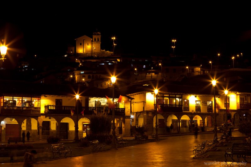 Night Scene of Plaza de Armas
