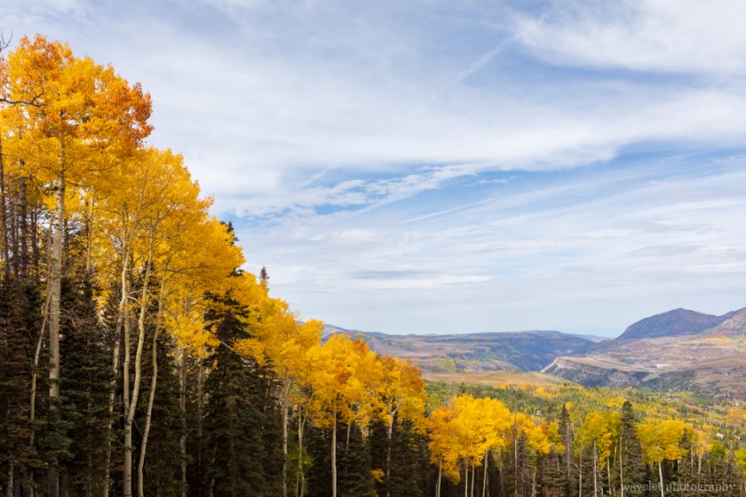 Ridge trail to village trail, Mountain Village