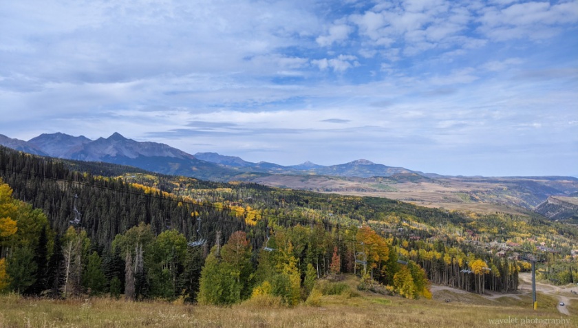 Ridge trail to village trail, Mountain Village