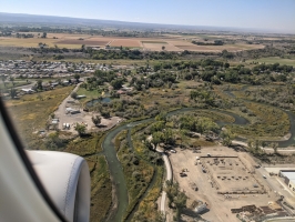 Landing on Montrose Regional Airport