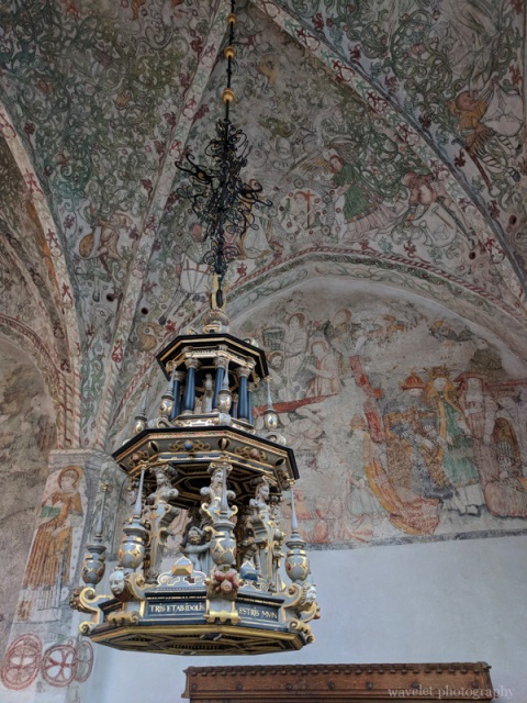 Paintings in the Tradesmen\'s Chapel (Krämarekapellet) at St. Peter\'s Church, Malmö