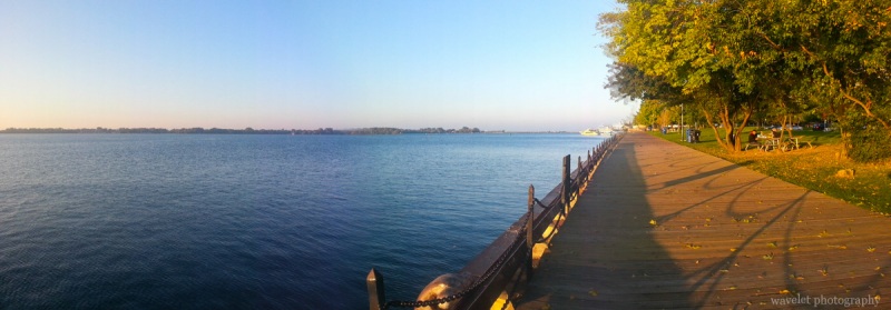 The boardwalk by Lake Ontario, Toronto