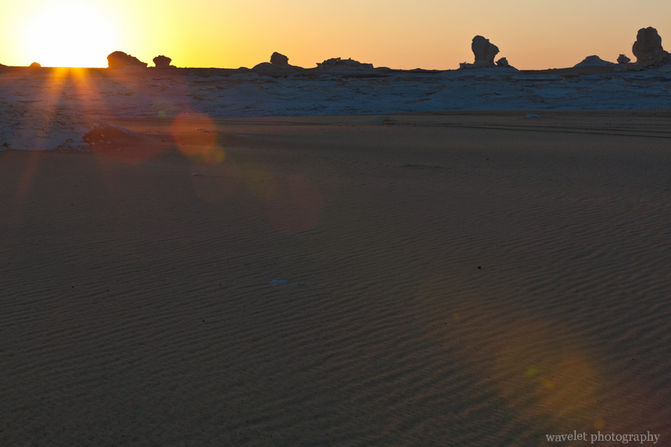 Sunrise in White Desert