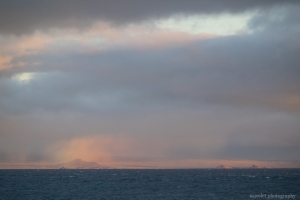 Storm over Santiago Island
