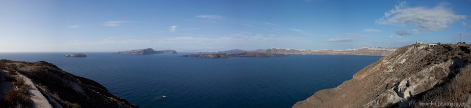 Caldera View from the Southern Tip of Santorini