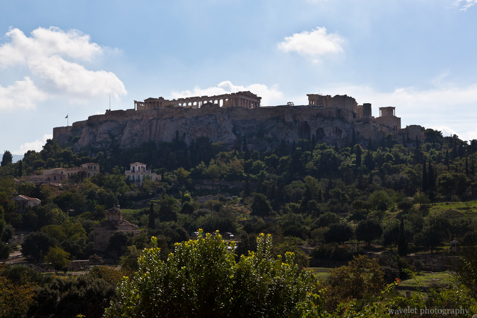 Overlook the Acropolis from Hephaisteion, Athens