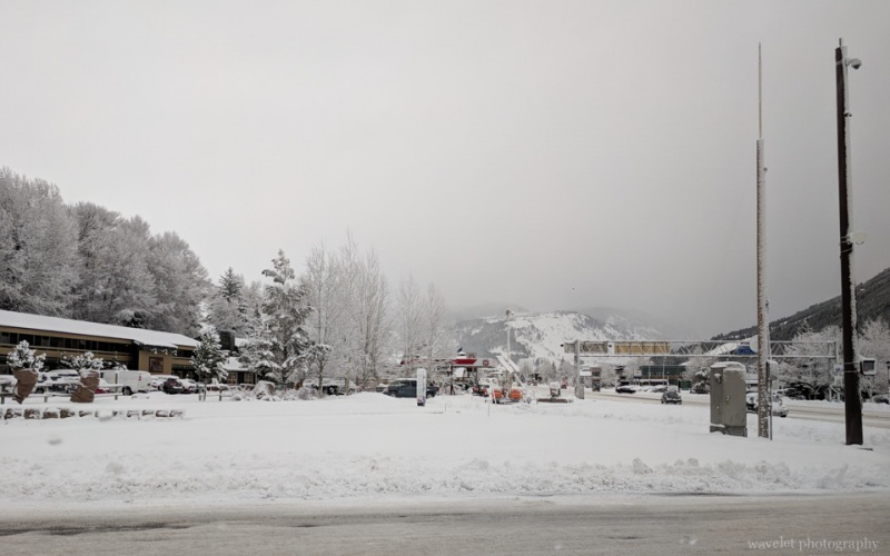 Jackson Hole in snow