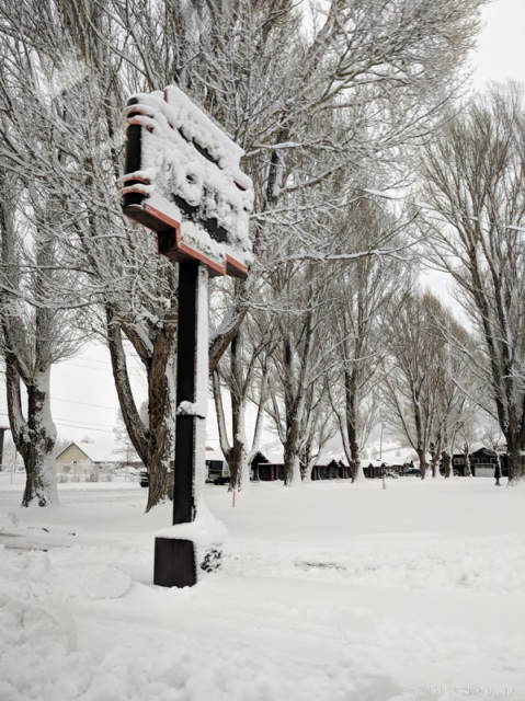 Jackson Hole in snow