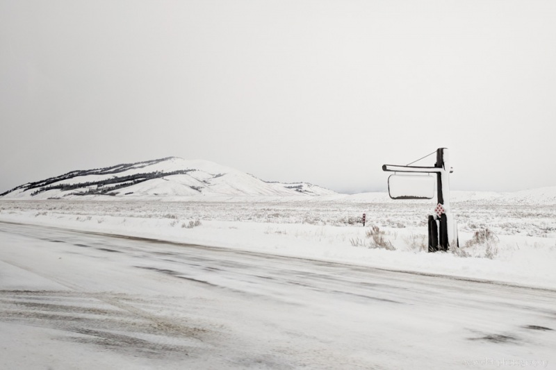 Jackson Hole in snow