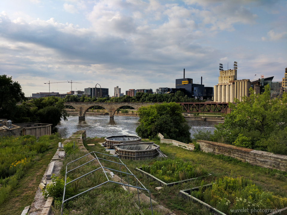 Stone Arch Bridge and the Water Power Park, Minneapolis