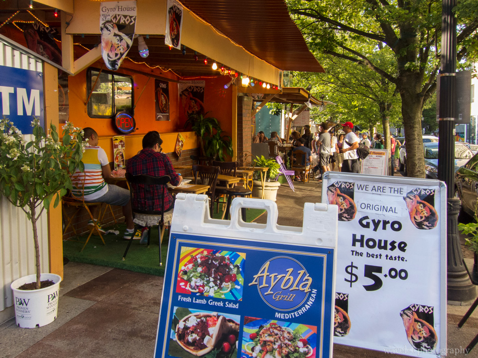 Street food carts, Portland, OR
