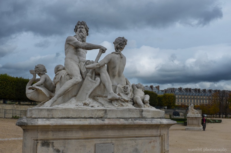 La Seine at la Marne by Nicolas Coustou at Tuileries Garden, Paris