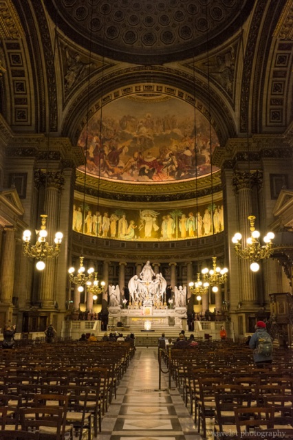 Interior of the Église de la Madeleine, Paris