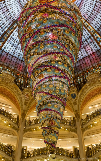 Galeries Lafayette interior, Paris