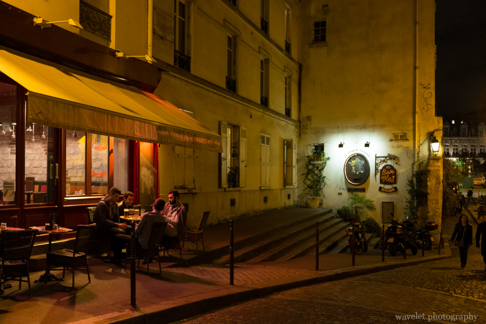 A restaurant at Rue de la Colombe, Paris