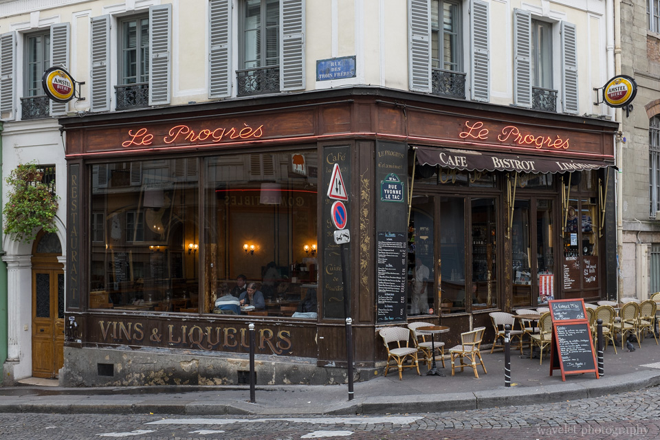 Restaurants at Montmartre, Paris