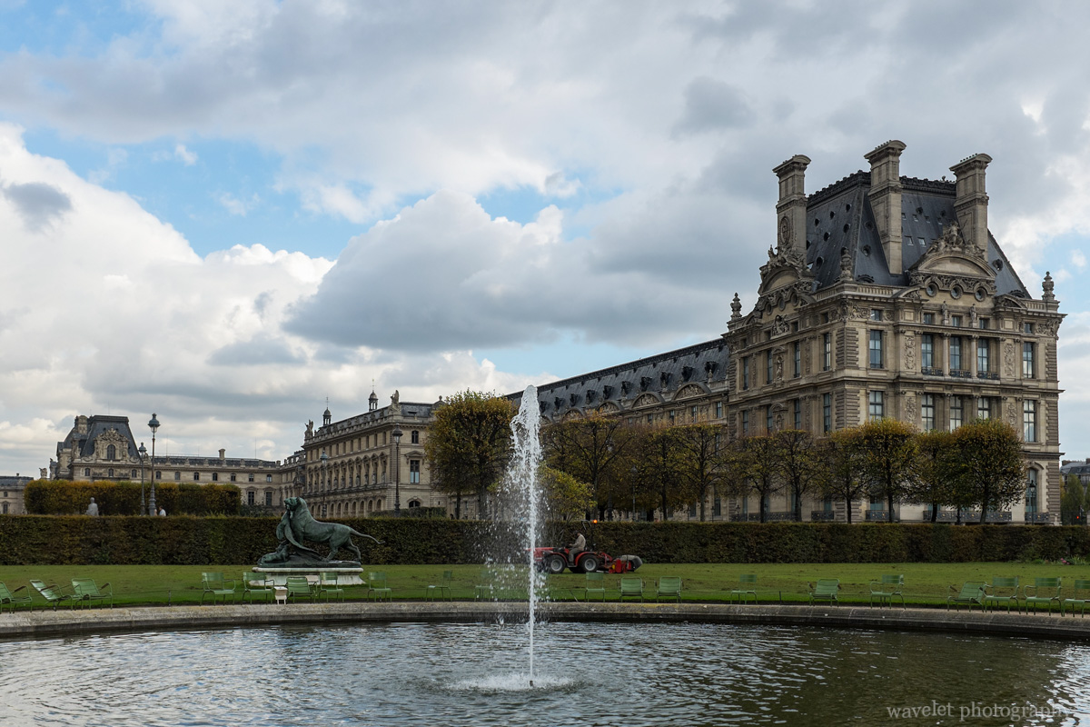 Jardin des Tuileries and the Pavillon de Flore, Paris