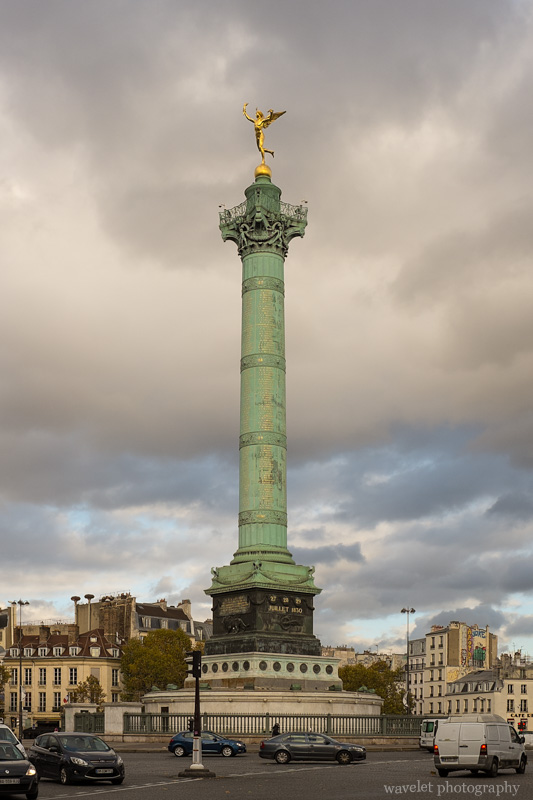 Colonne de Juillet (July Column) at the Place de la Bastille, Paris