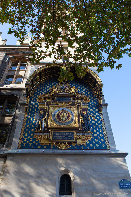 Paris’s first public clock on Tour de I\'horloge, Conciergerie, Paris